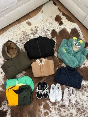 Assorted Kids Outerwear & Sneakers- old navy, gap, vans and converse